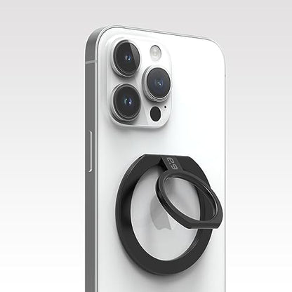 PureGear Magnetic Phone Ring Grip, for MagSafe Kickstand Holder - color: Black