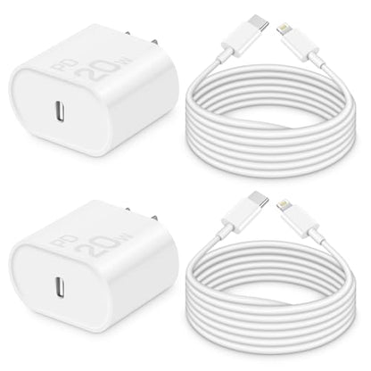 CXX 10FT iPhone 14/13/12 Charger 20W Fast Charging [MFi Certified] - color: White, size: 10FT
