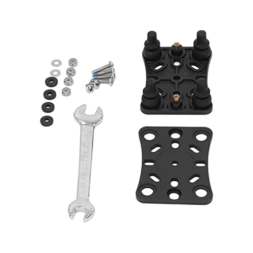 Motorcycle Mobile Phone Holder with Vibration Dampening for ATV UTV Off Road Riding, 1PCS, Made of Nylon, Silicone & Stainless Steel, Black