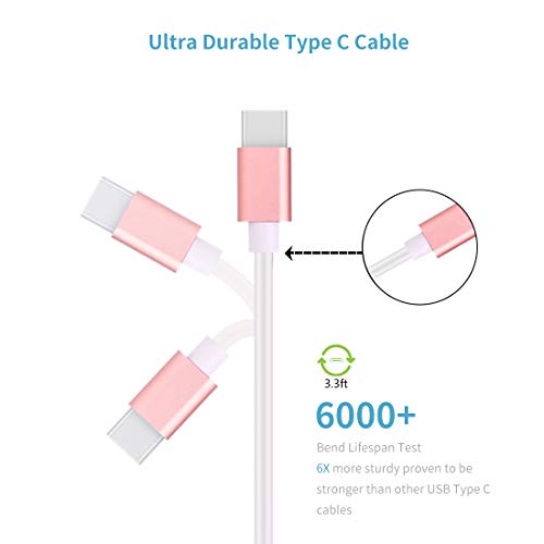 36W Fast USB Car Charger for Samsung A57/A56/A55/A37/A17/A36 Android-Pink - color: Rose Gold