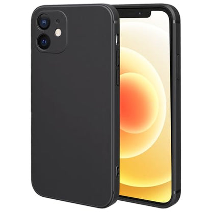 FanTEK Phone Case Compatible with iPhone 12 Mini Case, Anti-Scratch & Fingerprint Phone Case Protective Cover, Matte Black - size: iPhone 12 Mini