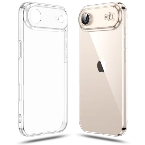 Shamo's Clear Slim Soft-Touch TPU Case for iPhone Air – Non-Slip Grip, Shock-Absorbing Protection, Ultra-Slim, Anti-Yellowing, Scratch-Resistant, Wireless Charging Compatible (for iPhone Air) - size: For iPhone Air