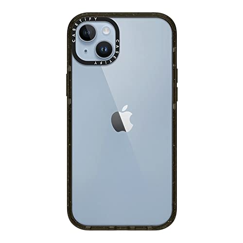 CASETiFY for iPhone 14 Plus Case - Impact Clear Black | Slim Fit | 8.2 ft. 4x Military Grade Drop Protection | Black - color: Clear Black, size: Iphone 14 Plus (6.7")
