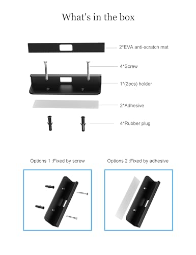 Tablet Wall Mount for iPad mini/ipad pro/ipad air, (Black) - color: Black