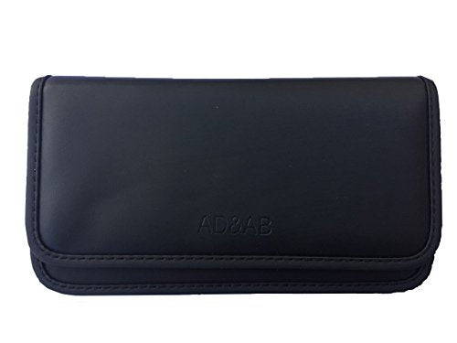 Golden Sheeps Pouch Compatible for iPhone 11 PRO 5.8, iPhone Xs,iPhone X 5.8 INCH XXL Size Leather Belt Clip Pouch Case Cover Holster (Fits Phone with Extended Battery or Thick Case On)