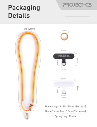 Cell Phone Lanyard 1,Phone Tether Tab 2,Phone Crossbody Strap,Lanyards for Around the Neck,Adjustable Phone Strap(Green-G) - color: Green-g