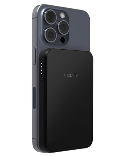Mophie Snap+ Juice Pack Mini - Magnetic 5000mAh Portable Charger, MagSafe Compatible, USB-C, Multi-Orientation Charging, USB-C Cable Included - style: Juice Pack Mini (2023)