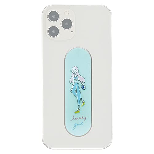 Momostick Flatstick, Cell Phone Finger Grip Strap Holder for Hand, Cell Phone Stand, New Slim Finger Loop Selfie Grip Compatible with Most Smartphones-Stylish - color: Stylish