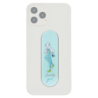 Momostick Flatstick, Cell Phone Finger Grip Strap Holder for Hand, Cell Phone Stand, New Slim Finger Loop Selfie Grip Compatible with Most Smartphones-Stylish - color: Stylish
