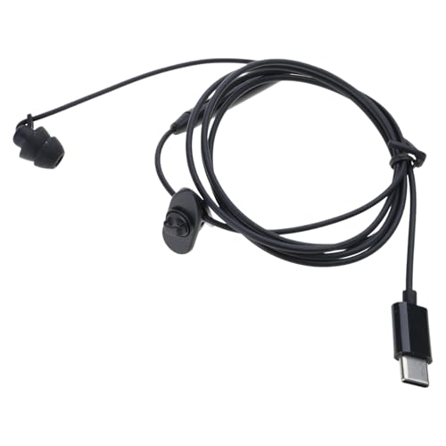 1-Pack USB Type C Single Ear Headset with Noise Reducing Microphone Call Center Headphone for Computer PC Office Communication