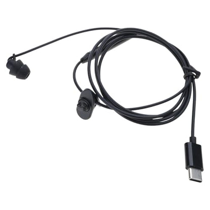 1-Pack USB Type C Single Ear Headset with Noise Reducing Microphone Call Center Headphone for Computer PC Office Communication
