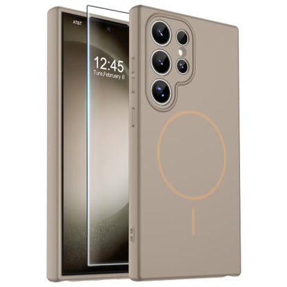 zapica Magnetic for Samsung Galaxy S23 Ultra Case, Desert Gold - color: Desert Gold, size: Samsung Galaxy S23 Ultra 6.8''