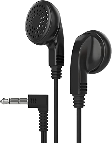 Maeline Bulk Earphones with 3.5 mm Headphone Plug - 100 Pack Wholesale Bundle - Multi - color: Multi, size: 100 Pack