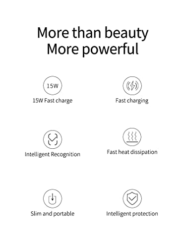 TRON Wireless Charger, TR2 Model, Fast Charging Pad, Black, Compatible with Smartphones, Universal Charging for Mobile Devices
