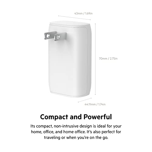 Belkin 37W USB C and USB A Charger Block, PPS Fast Charging - style: Dual USB-C & A Port