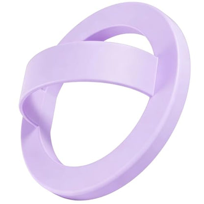 Magnetic Finger Loop Grip for iPhone 17/16/15/14/13/12 Series, Lavender - color: Lavender