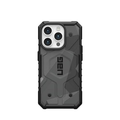 URBAN ARMOR GEAR UAG Case [Updated Ver] Compatible with iPhone 15 Pro Case 6.1" Pathfinder SE Geo Camo Built-in Magnet Compatible with MagSafe Charging Rugged Military Grade Dropproof Protective Cover - color: SE Geo Camo
