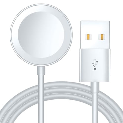 2026 Upgraded for Apple Watch Charger Magnetic Fast Charging Cable - color: A-White, size: 1.0M