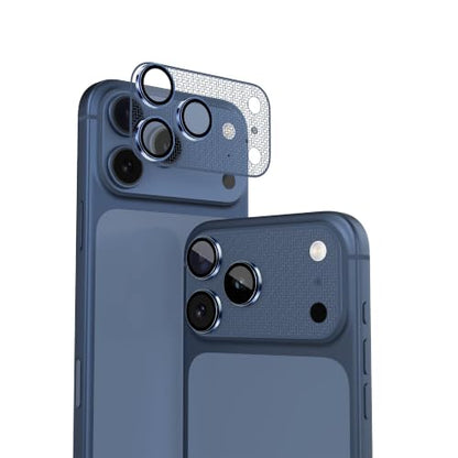 LITO Metal Camera Lens Protector for iPhone 17 Pro Max, Deep Blue - color: Deep Blue