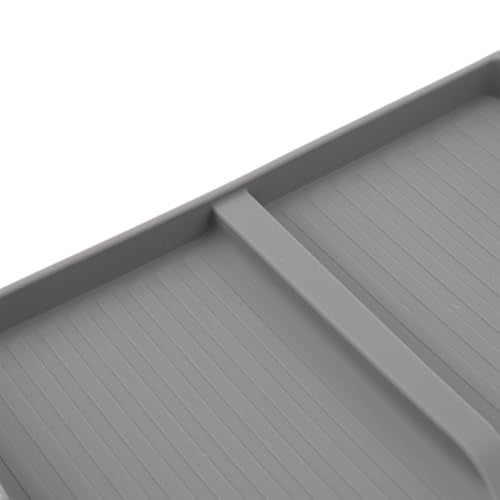Center Console Wireless Charging Mat Anti Slip Design Easy to Clean Silicone Pad for Cars Stylish Interior Accessories (Grey W240004613) - color: Grey W240004613