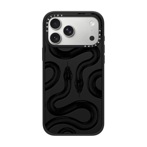 CASETiFY for iPhone 17 Pro Max Case - Impact Compatible with MagSafe | 8.2 ft. 4x Military Grade Drop Protection | Black Kingsnake | Matte Black - color: Black Kingsnake, size: Iphone 17 Pro Max (6.9")