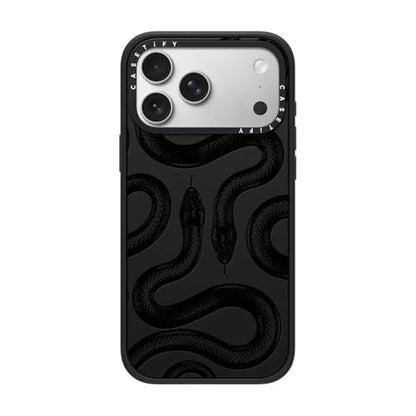 CASETiFY for iPhone 17 Pro Max Case - Impact Compatible with MagSafe | 8.2 ft. 4x Military Grade Drop Protection | Black Kingsnake | Matte Black - color: Black Kingsnake, size: Iphone 17 Pro Max (6.9")