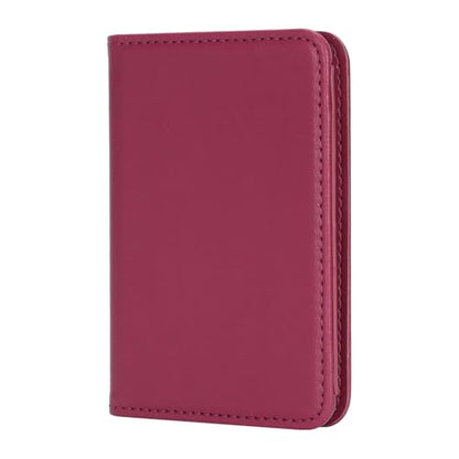 Lipvina For iPhone MagSafe Wallet with Kickstand - Magnetic Card Holder RFID Blocking Compatible with iPhone 17/16/15/14/13/12 Series Pro/Max/Plus (Red) - color: Red