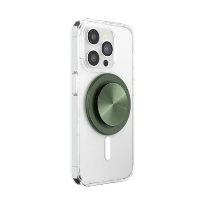 PopSockets Phone Grip for MagSafe, Magnetic Holder- Alum Radial Olive - color: Radial Olive, style: MagSafe