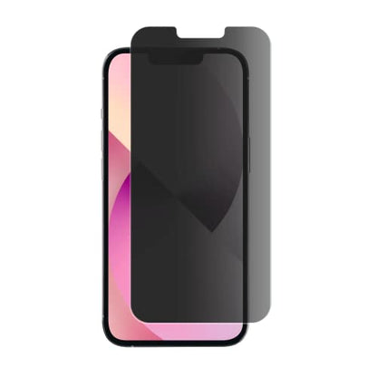 BodyGuardz Spyglass 2 Screen Protector for The iPhone 13 Mini, 2 Way Privacy Technology, Premium Tempered Glass with Edge-to-edge Coverage