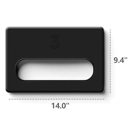 Center Console Wireless Charging Pad Non-Slip Silicone Mat Compatible with Tesla Model Y/3 Juniper 2025 2026 (Black) - color: Black