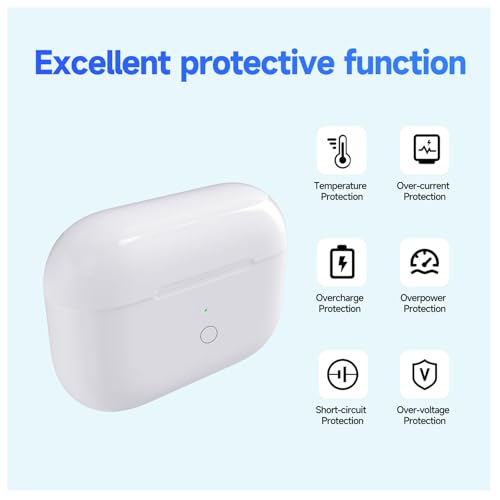 Replacement for AirPods Pro 1 & 2 Charging Case,USB-L,Bluetooth Pairing