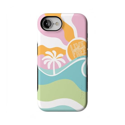 Casely iPhone 16e Case | Pura Vida | Tropical Dreams | Bold Protective Design | Compatible with MagSafe - color: Pura Vida | Tropical Dreams