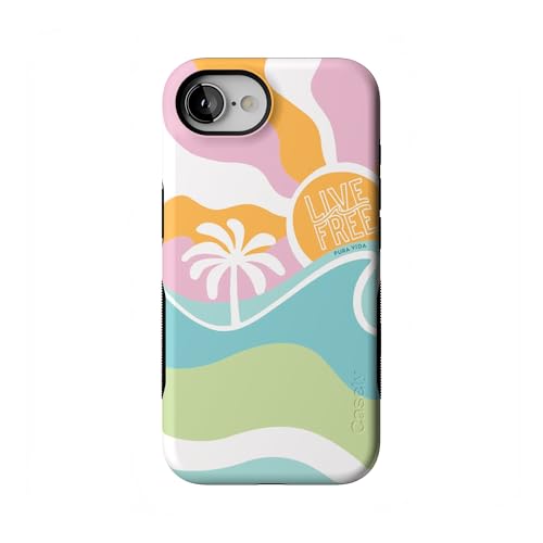 Casely iPhone 16e Case | Pura Vida | Tropical Dreams | Bold Protective Design | Compatible with MagSafe - color: Pura Vida | Tropical Dreams