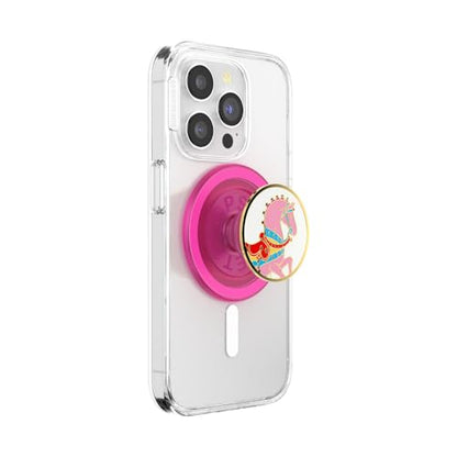 PopSockets Phone Grip for MagSafe, Magnetic Holder- Carousel Pony - color: Carousel Pony, style: MagSafe