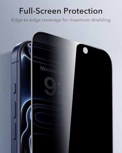 3 Pack for iPhone 17 Pro Max Privacy Scree Protector +2 Camera Cover - size: iPhone 17 Pro Max (6.9 inch)