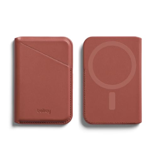 Bellroy Mag Wallet, Magnetic Leather Card Holder - Canyon - color: Canyon