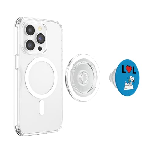 Peanuts Snoopy Woodstock Lots of Love PopSockets PopGrip for MagSafe - style: Magnetic PopGrip