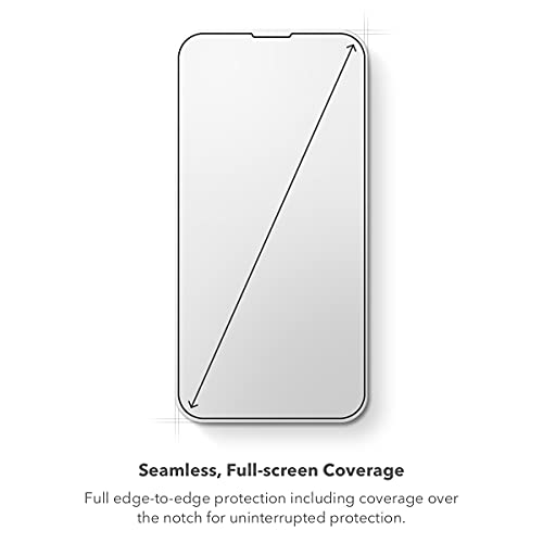ZAGG XTR Screen Protector - Gaming Glass with D3O - Glass, Case Friendly Screen Protector - Impact & Scratch Protection - Made for Apple iPhone 13 mini, InvisibleShield, Easy to Install - size: iPhone 13 mini