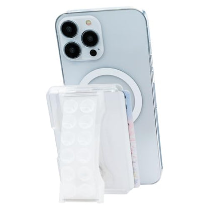 LOVEHANDLE Suction Wallet for MagSafe + Kickstand - Clear - color: Clear