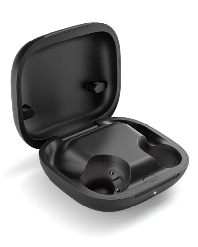 Charging Case Replacement for Powerbeats Pro 2 : Wireless Earbuds Charger Case with Bluetooth Pairing Sync Button, 600mAh Battery, Earbuds Not Included - color: Powerbeats Pro 2 Black