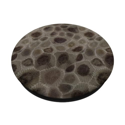 Petoskey Stone- Michigan PopSockets Adhesive PopGrip - style: Adhesive PopGrip