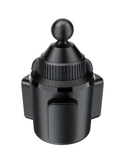 APPS2Car Cup Holder Base with 1” Ball, Expandable Car Mount for B-Size Arms