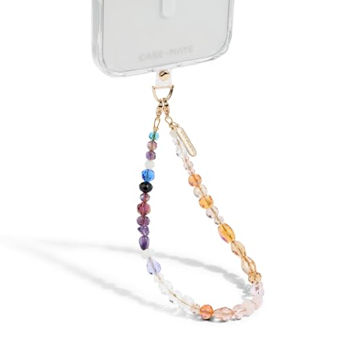 Case-Mate Phone Charm Wrist Strap with Beaded Crystals - Boho Crystal | Detachable Anti-Theft Phone Strap - Hands-Free iPhone Wrist Strap for Women - Phone Chain Wristlet for Galaxy, Pixel & More - color: Boho Crystal