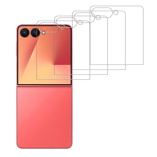 4 Pack Glass outer Screen Protector Compatible for Samsung Galaxy Z Flip 7 Only the outer 9H Hardness F766U F766B F766W SM-F766 HD Screen Tempered Glass, Scratch Resistant,Easy Install Case Friendly - size: Galaxy Z Flip 7 [Only the outer]