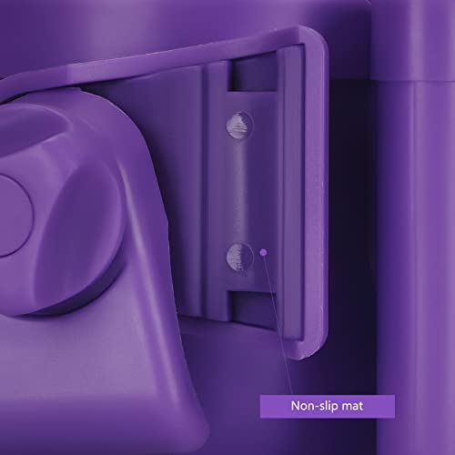 Suranew Cup Holder with Phone for Walker Wheelchair Stroller Purple - color: Purple