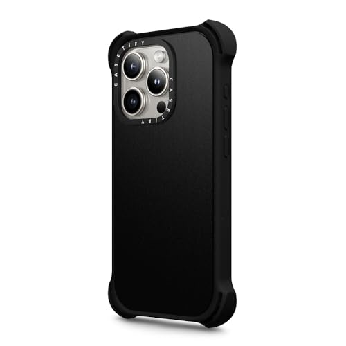 CASETiFY for iPhone 15 Pro Max Case - Bounce Compatible with MagSafe | Shockproof | 21.3 ft. 6x Military Grade Drop Protection | Matte Black - color: Matte Black, size: Iphone 15 Pro Max (6.7")