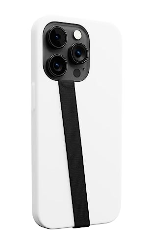 Phone Loops: Non-Elastic Phone Grip, Phone Strap, Phone Holder for Hand - Small, Light and Discreet Phone Loop Cell Phone Holder for Hand - Phone Finger Holder - color: Fabric: Midnight