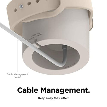 elago W2 Charger Stand for All Apple Watch Series - color: Stone