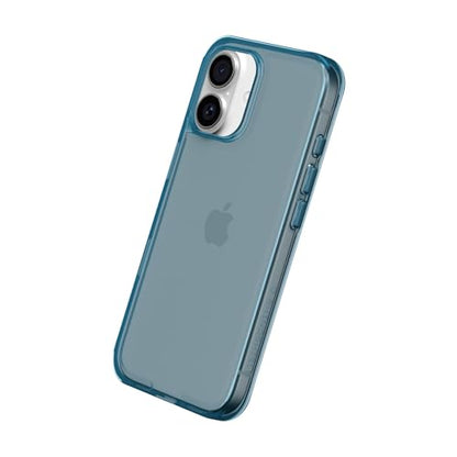 RhinoShield Clear Phone Case for iPhone 17 | Anti-Yellowing, Transparent, High Clarity, Shockproof, Military Grade Drop Protection - color: Nocturne Blue, size: iPhone 17