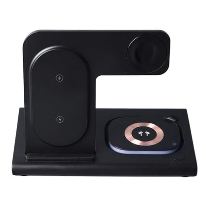 3 in 1 Wireless Charging Station 25W Fast Charger Stand for Smartphone Earbuds Smart Watch, Cell Phone Charging Station with Overcharge Protection, Lightweight Portable Multi (#1)
